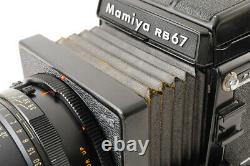 For PartsMAMIYA RB67 Pro S + Sekor C 127mm F/3.8 Lens +120 Film Back From JP