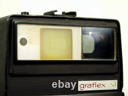 GRAFLEX XL RF with Zeiss Tessar 100MM F3.5 Lens, Graflok Back & RH10 Film Back