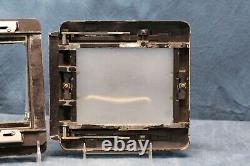 Graflex Super Speed Graphic 4X5 Graflok Back with Ground Glass Rotating frame NICE