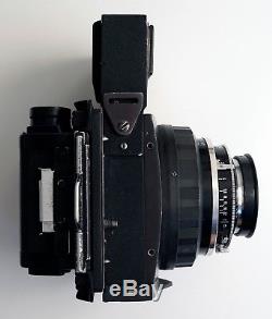 Graflex XL with 80mm f2.8 Zeiss Planar + Graflock + RH8 6x9cm back + spare body