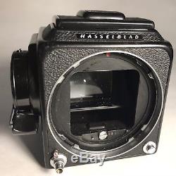 HASSELBLAD 500C/M FILM CAMERA + Zeiss Planar 100mm F3.5 with 2 A12 Backs