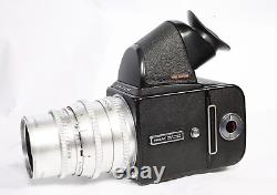 HASSELBLAD 500 C/M Camera Prism Finder & Roll film back & 150mm f/4 Sonnar Lean