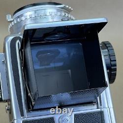 Hasselblad 1000F Medium Format Film Camera With 80mm 2.8 Tessar & Two 120 Backs