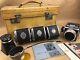 Hasselblad 1000f Set With 80mm F/2.8 Tessar Lens 4 Backs, Case & More