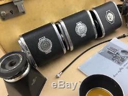 Hasselblad 1000F Set with 80mm F/2.8 Tessar Lens 4 Backs, Case & More