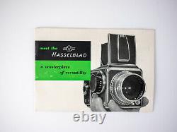 Hasselblad 1000F medium format camera kit with 3 lenses, 2 backs, and extras