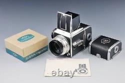 Hasselblad 1000F medium format camera with 80mmF2.8 lens with 2 back from Taiwan