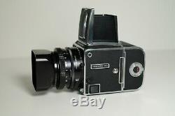 Hasselblad 2000 FC/M+ Planar 80mm 2.8 + Silver A12 Film back
