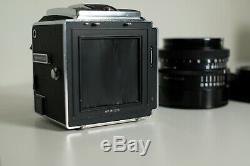 Hasselblad 2000 FC/M+ Planar 80mm 2.8 + Silver A12 Film back