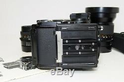Hasselblad 202FA Black Body, 50mm, 80mm, 150mm FE Lenses, Finder & E12 Back Bundle