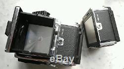 Hasselblad 203FE Medium Format SLR Film Camera + E24 backs + 16&32E + 2xE Mutar