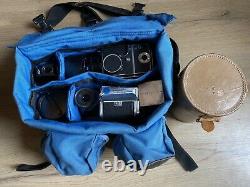 Hasselblad 500CM + 80mm + 150mm + 40mm + 2 Film Backs + Bag + Tons Of Extras