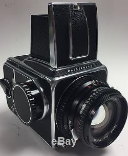 Hasselblad 500CM 80mm f2.8 T C Planar A12 back complete professional service