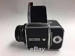 Hasselblad 500CM 80mm f2.8 T C Planar A12 back film tested ex condition