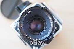 Hasselblad 500CM 80mm f2.8 Zeiss CF Lens + Hood & A12 Back Acute Matte D Bundle