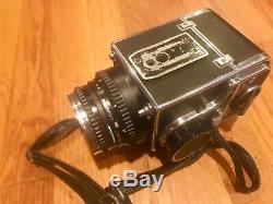 Hasselblad 500CM Camera Body + Carl Zeiss 100mm lens + Flash Bracket + xtra back