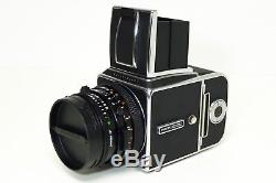 Hasselblad 500CM Chrome Body with80mm CF Lens & A12 Film Back Outfit NICE