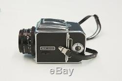 Hasselblad 500CM Medium Format Body with Carl Zeiss 80 mm CF T, A12 Film back