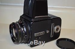 Hasselblad 500CM Medium Format SLR Camera with 80mm f2.8 Zeiss and Film Back
