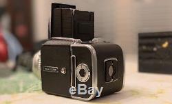 Hasselblad 500CM Medium Format SLR Camera with 80mm f2.8 Zeiss and Film Backs