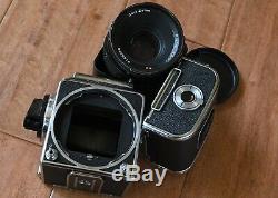 Hasselblad 500CM Medium Format SLR Film Camera w 80mm CF lens & A12 Back kit set