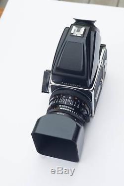 Hasselblad 500CM, PM45, 80mm Planar f2.8, Acute-Matte screen, A12 Back