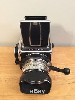 Hasselblad 500CM+ Planar T 80mm f/2.8 +A12 Back and Eveready Case