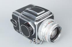 Hasselblad 500C 500 C Film Camera with Carl Zeiss Planar 80mm f/2.8 Lens, A12 Back