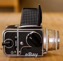 Hasselblad 500C Body + 80mm F2.8 Planar C Lens + A24 Back + W. L. Viewfinder