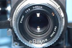 Hasselblad 500C (CM) w 80mm f2.8 Chrome T Planar lens A12 Back CLA'd Ex+