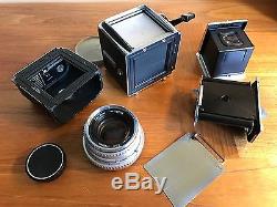 Hasselblad 500C Camera with Zeiss Planar 80mm f2.8 Lens, A12 Back, Winding Crank