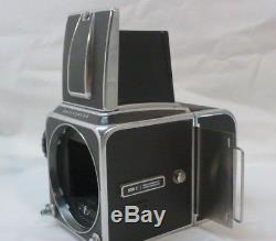 Hasselblad 500C Chrome with waist level viewfinder A12 back