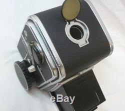 Hasselblad 500C Chrome with waist level viewfinder A12 back