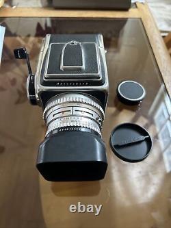 Hasselblad 500C/M Camera with Chrome 80mm 2.8 Two A24 Film Backs