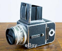 Hasselblad 500C/M Outfit + Zeiss Planar 80mm f/2.8 Lens, A12 Back, Rare Case +++