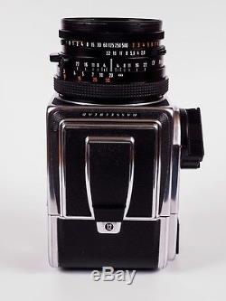 Hasselblad 500C/M camera with 80mm, withl finder, screen, A12 back, EXCELLENT