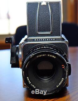 Hasselblad 500C/M with 80mm Planar, WL Finder, A12 Back