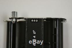 Hasselblad 500C/M with 80mm f2.8 T Planar lens A24 back, waist level black