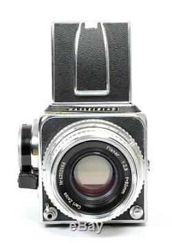 Hasselblad 500C Medium format 6X6 Camera with 80mm F2.8 Planar A12 Back + WLF