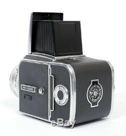 Hasselblad 500C Medium format 6X6 Camera with 80mm F2.8 Planar A12 Back + WLF