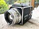 Hasselblad 500c Zeiss F2.8 80mm Withlens Hood, Strap & A12 Back Medium Format 120