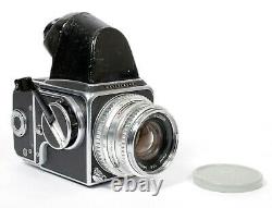 Hasselblad 500C camera with Planar 80mm F2.8 lens + A12 Back + NC2 prism finder