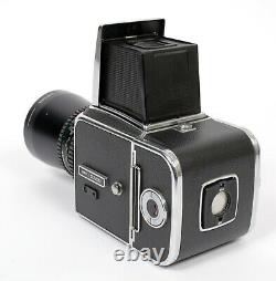 Hasselblad 500C camera with T 50mm F4 lens + A12 Back + waist level finder