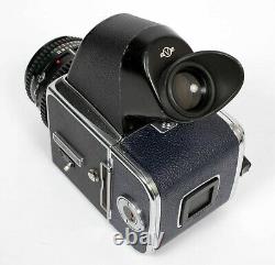 Hasselblad 500C camera with T 80mm F2.8 lens + A12 Back + NC2 prism finder