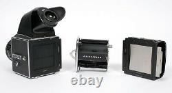 Hasselblad 500C camera with T 80mm F2.8 lens + A12 Back + NC2 prism finder