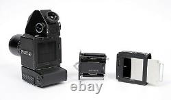 Hasselblad 500ELM camera with 50mm F4 Distagon lens A24 Back 9V batt. Adapter