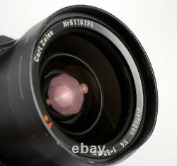 Hasselblad 500ELM camera with 50mm F4 Distagon lens A24 Back 9V batt. Adapter