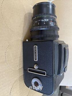 Hasselblad 500 CM C/M Black Camera Kit 150mm Lens And Film backs
