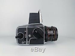 Hasselblad 500-CM WithZeiss Planar 80mm F2.8 CF & 2-120 Backs