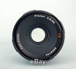Hasselblad 500-CM WithZeiss Planar 80mm F2.8 CF & 2-120 Backs
